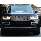 Range Rover Vogue 2013-2017 - 2018 Upgrade Look Grille - Black And Silver
